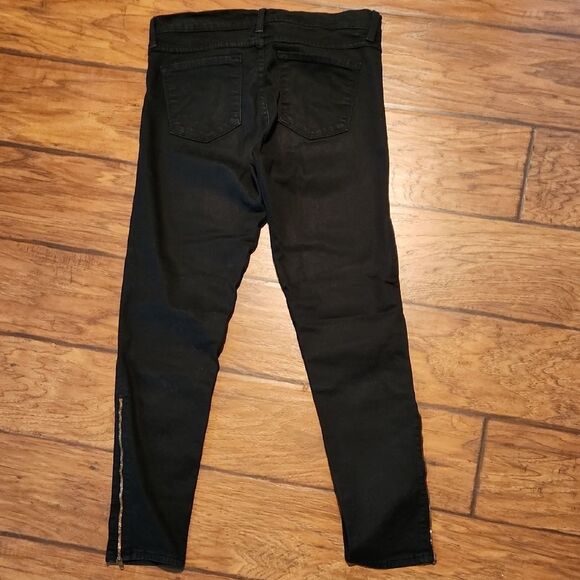 Flying Monkey Black Skinny Jeans with Zipper Detail - Picture 4 of 6